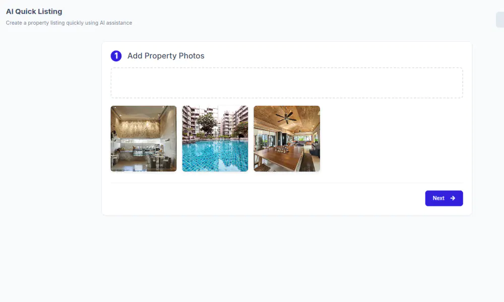 Photo Upload Interface