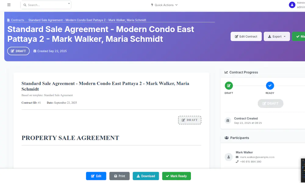 Easy Contract Creation