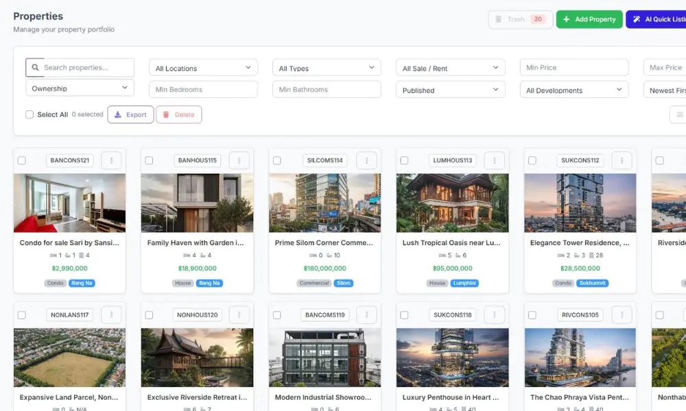 Property Management Dashboard